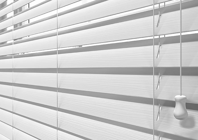 Ecowood, Supreme White Fine Grain - Motorised Venetian Blind - Image 4
